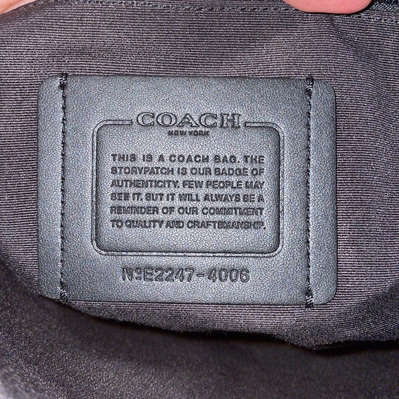 Coach Outlet: Houston Map Bag In Signature Leather - Picture 12 of 12